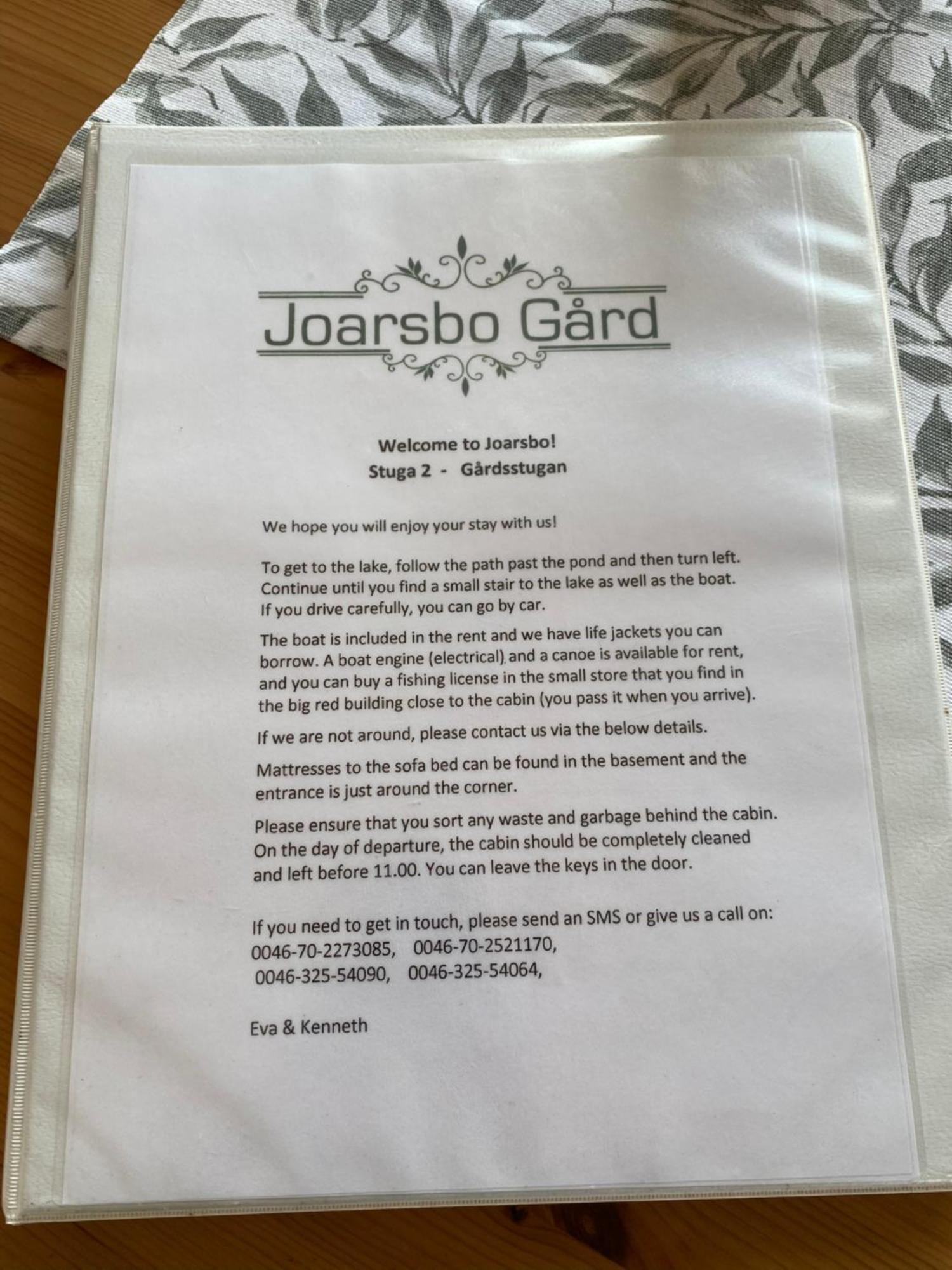 Joarsbo, Stuga 2, Gårdsstugan Kalv Exteriör bild